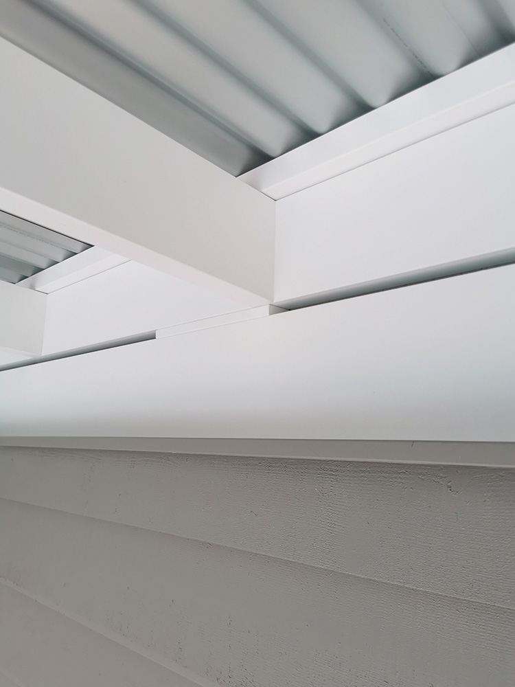 Garden Envi has very precise timber joinery which shows a beautiful finish. All pieces are hand painted individually and then the fully painted timber pieces are installed. This not only allows the timber to be painted all the way around to create a fully sealed timber but the painted finish of the different colors looks outstanding!
