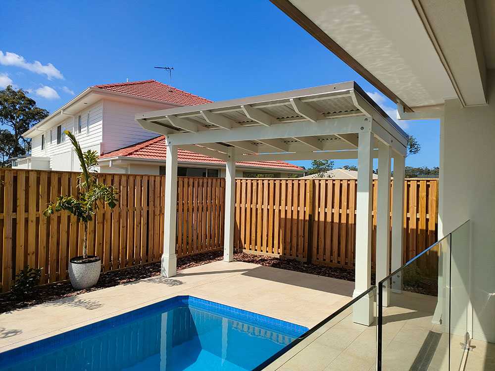 Roofed Pergola