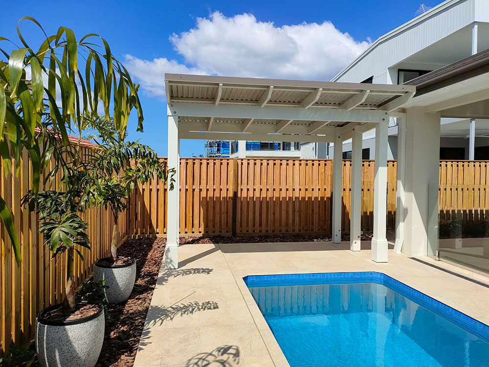 Roofed Pergola