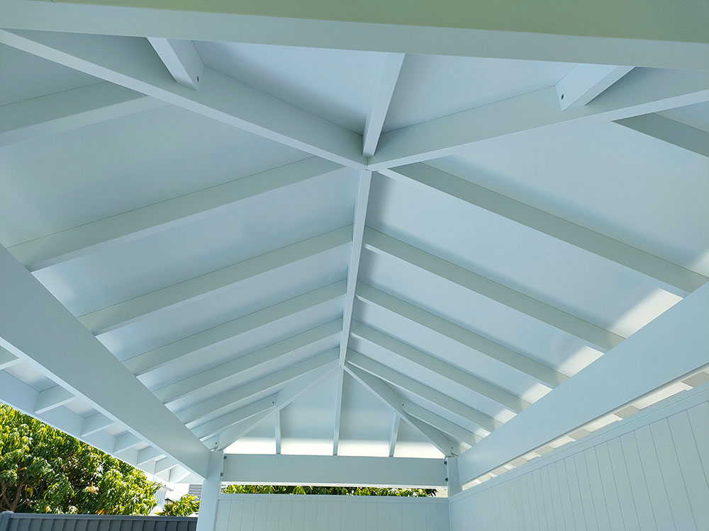 Smooth Plywood Ceiling