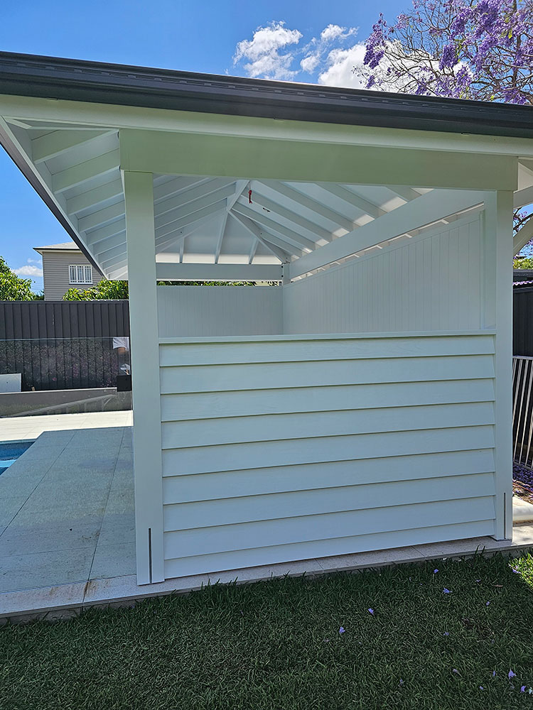 Weatherboard Half Wall