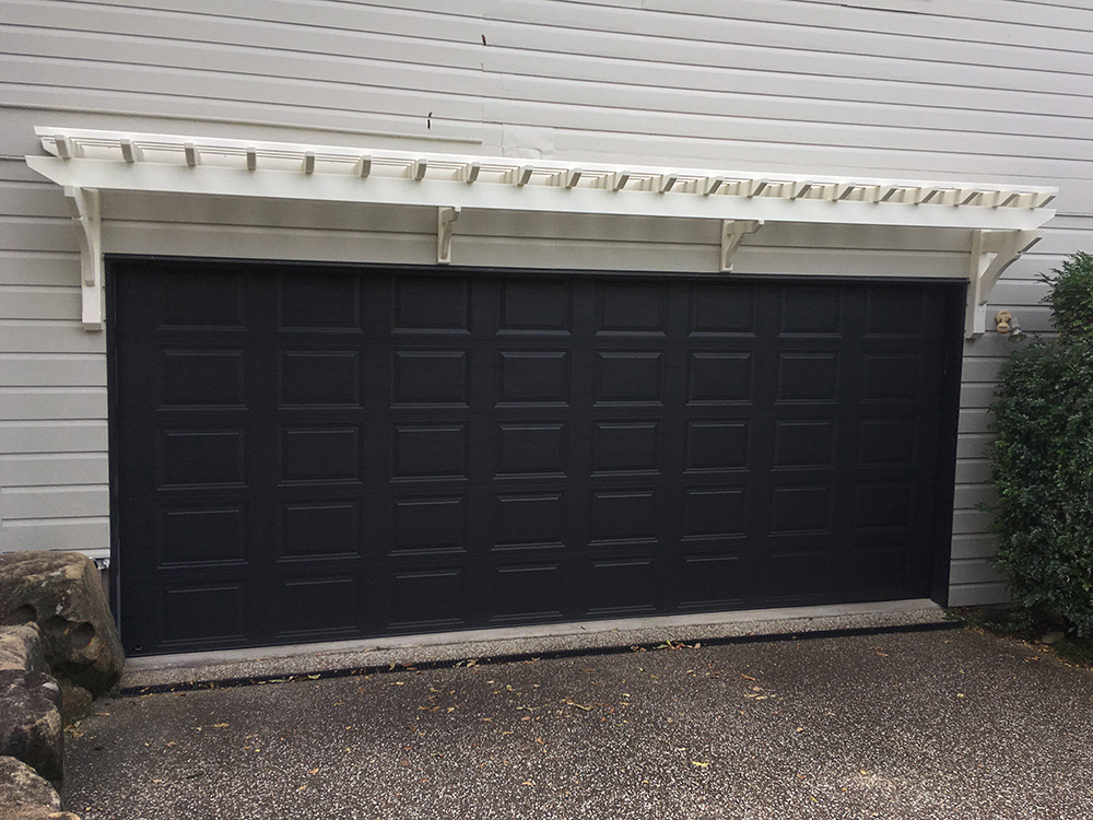 Designed to create a feature for the side of the house above the garage.