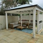 The new lounge suite fits beautifully under the new Painted Pine Gazebo.