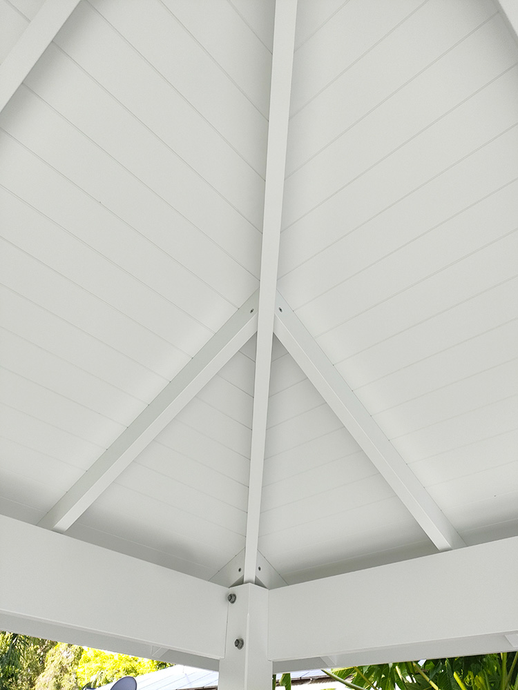 All our gazebo's are built with a exact precision for a beautiful finish. We meticulously sand, paint and set every piece of timber individually for a remarkable finish.