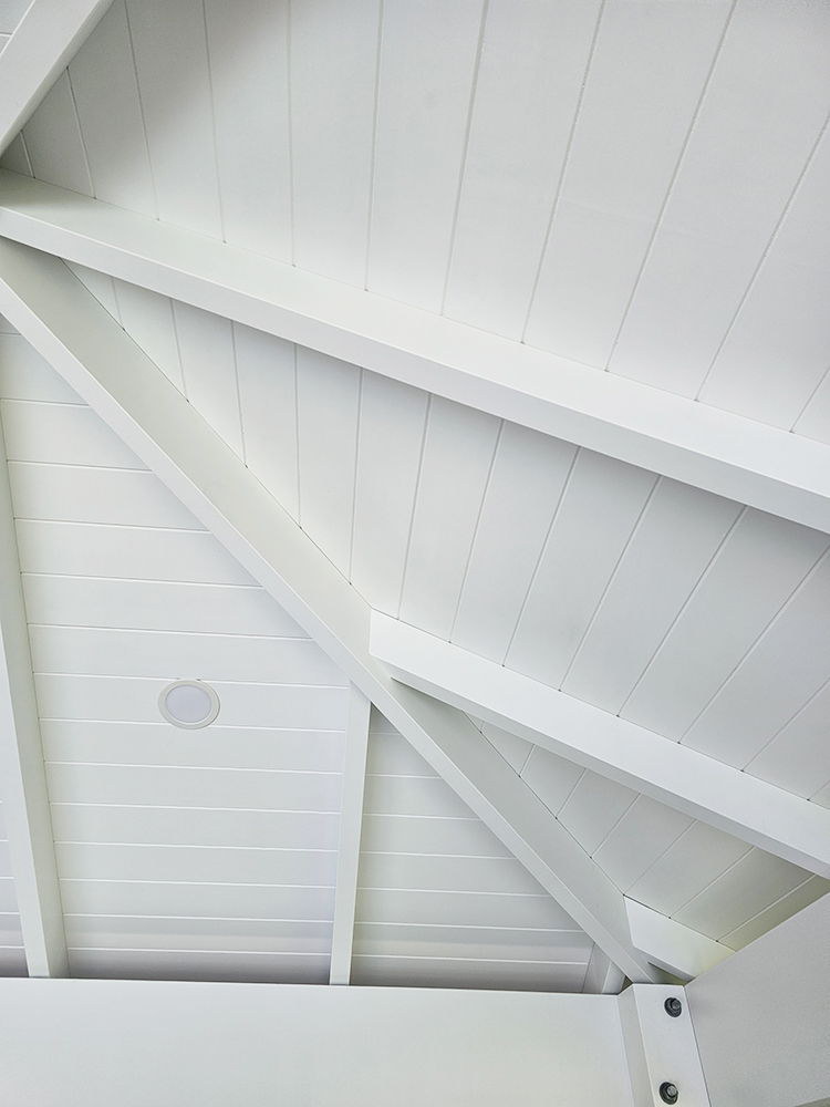 Garden Envi provides a flawless finish on all our VJ ceilings.