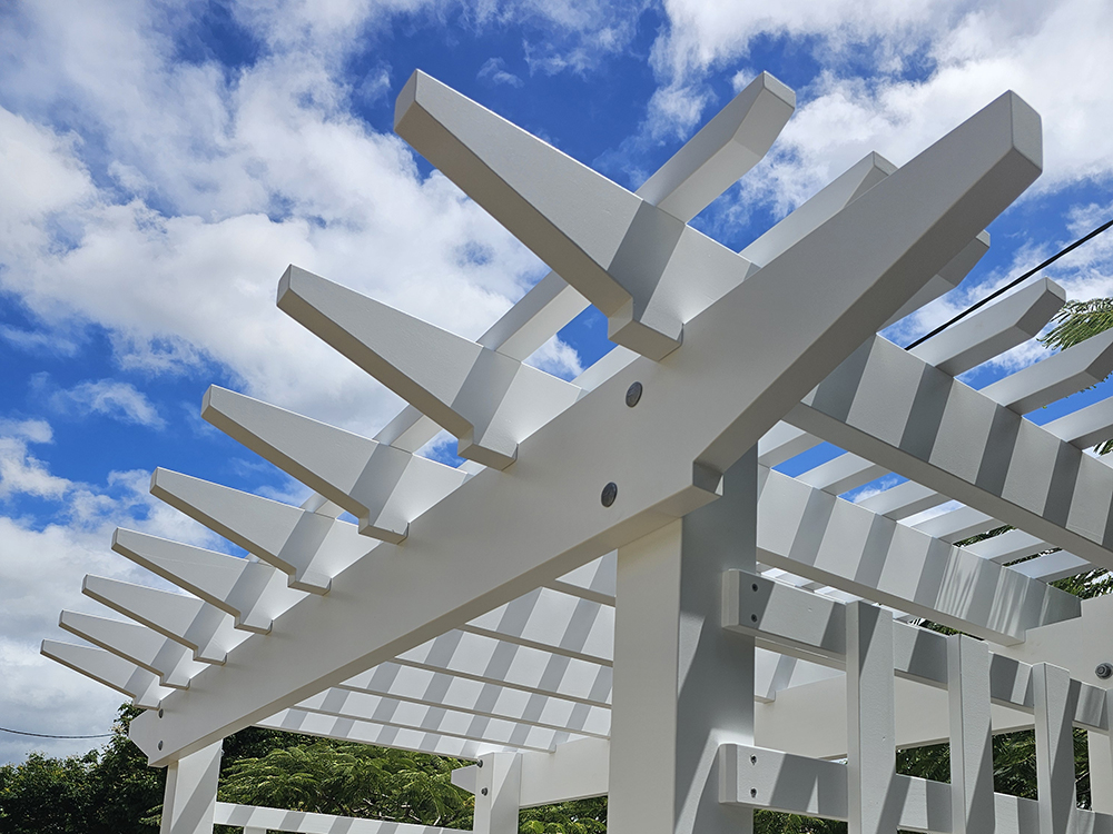 Custom Pergola profile to match original Heritage Queensland Residence