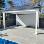 White Pine Gazebo with VJ Ceiling and Back Wall