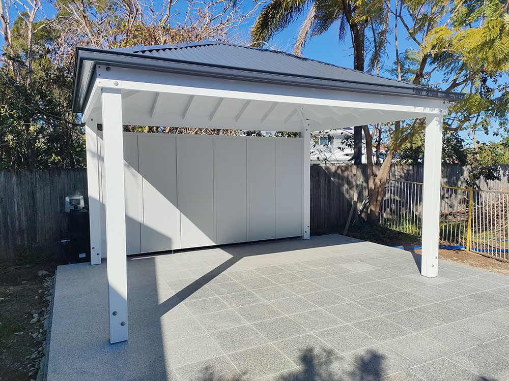 White Pine Gazebo with No Eave Overhang