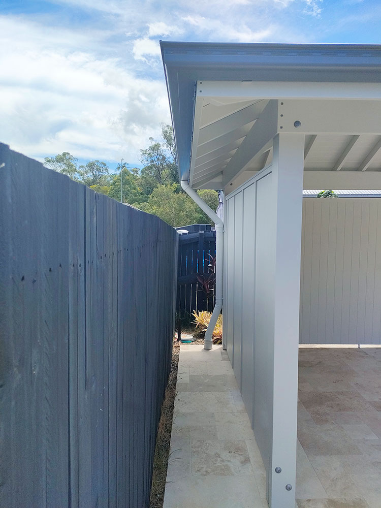 Side wall cladd in HardieFlex Cladding