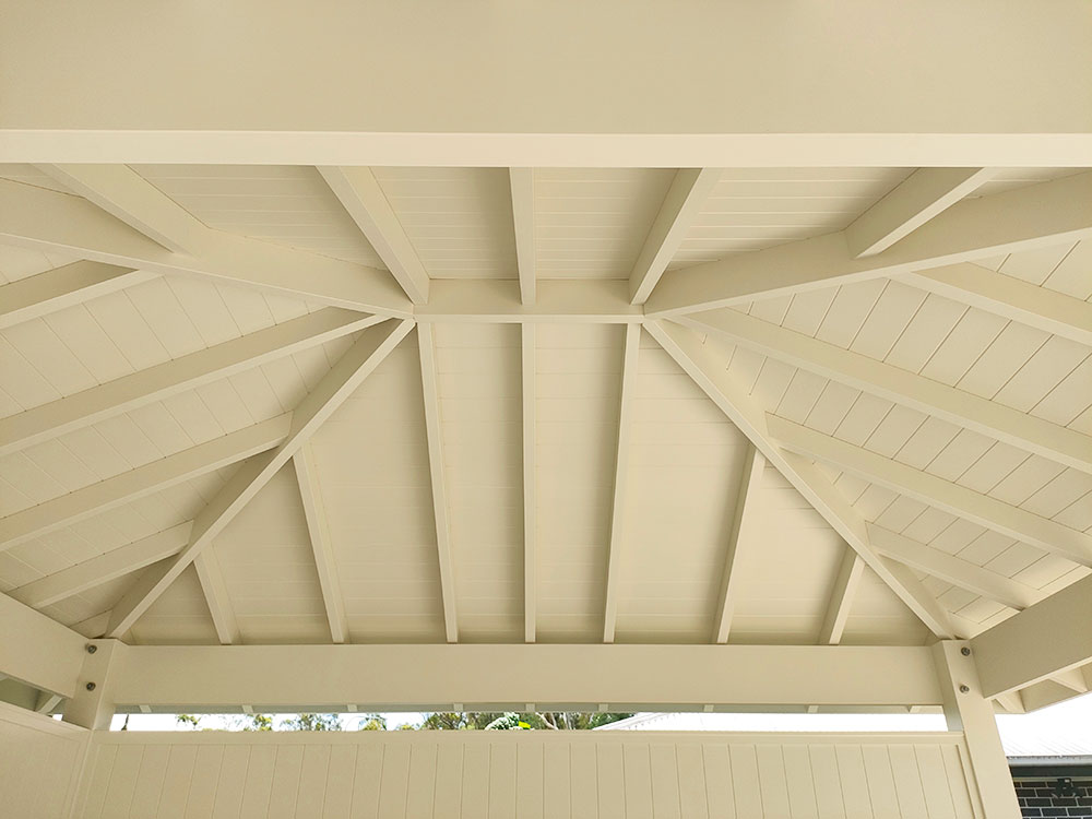 Seamless VJ ceiling with a stunning finish and all hidden fixings.