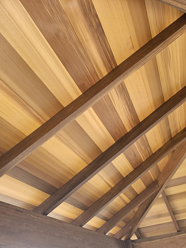 Stunning finish in our Cedar Ceilings - Hidden Fixings