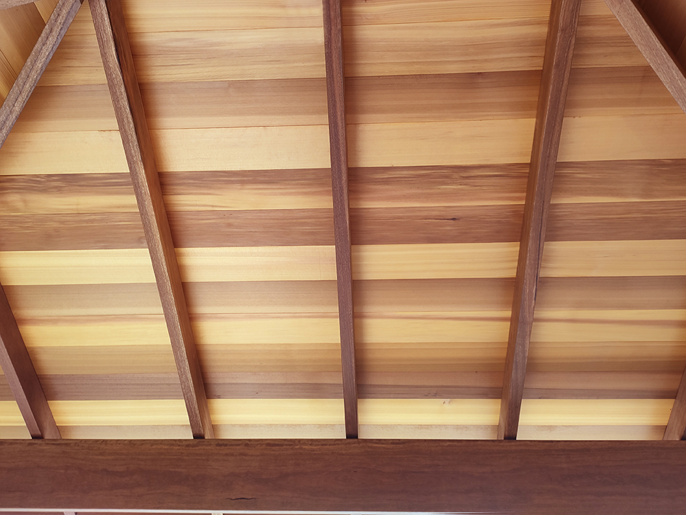 Flawless finish in our Cedar Ceilings - Hidden Fixings
