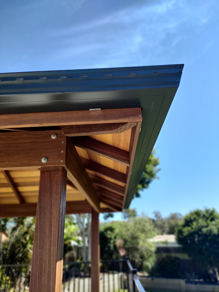 Spotted Gum Hardwood Gazebo with Colorbond Roof