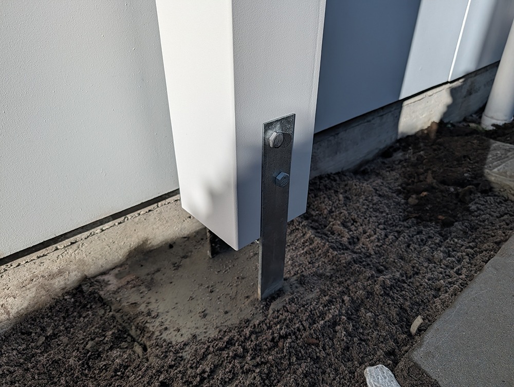 Posts Concrreted In Ground